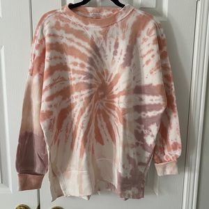 Abercrombie Tie-Dye Tunic Crewneck Sweatshirt Size S